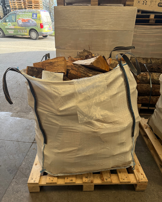 Big Bag 1m� de Le�a de Casta�o y Mezcla (Abedul, Cerezo, etc.) - Recogida o Entrega a Domicilio